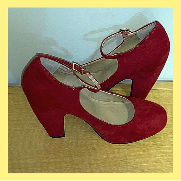 Nine West Shoes - Nine West Red Mary Janes